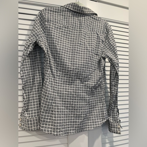 Banana Republic button down classic novelty print  business office size 10 - Picture 6 of 6